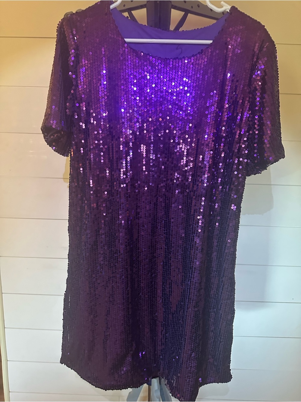 #83 Purple Sequin Dress - Sparkle Party Dress